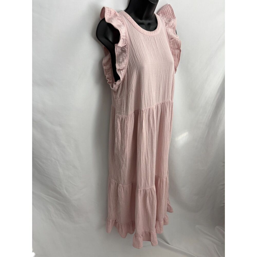 Universal Thread Light Pink Ruffle Maxi Dress - Picture 3 of 12